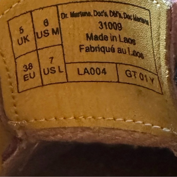 NWT Dr. Martens Pink Shoes - Picture 3 of 6